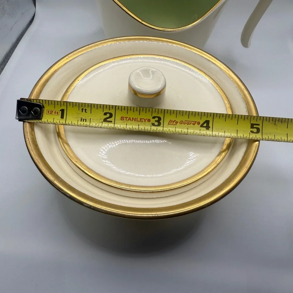 Taylor, Smith & Taylor Celadon green 3 piece set - Picture 3 of 16